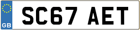 Truck License Plate